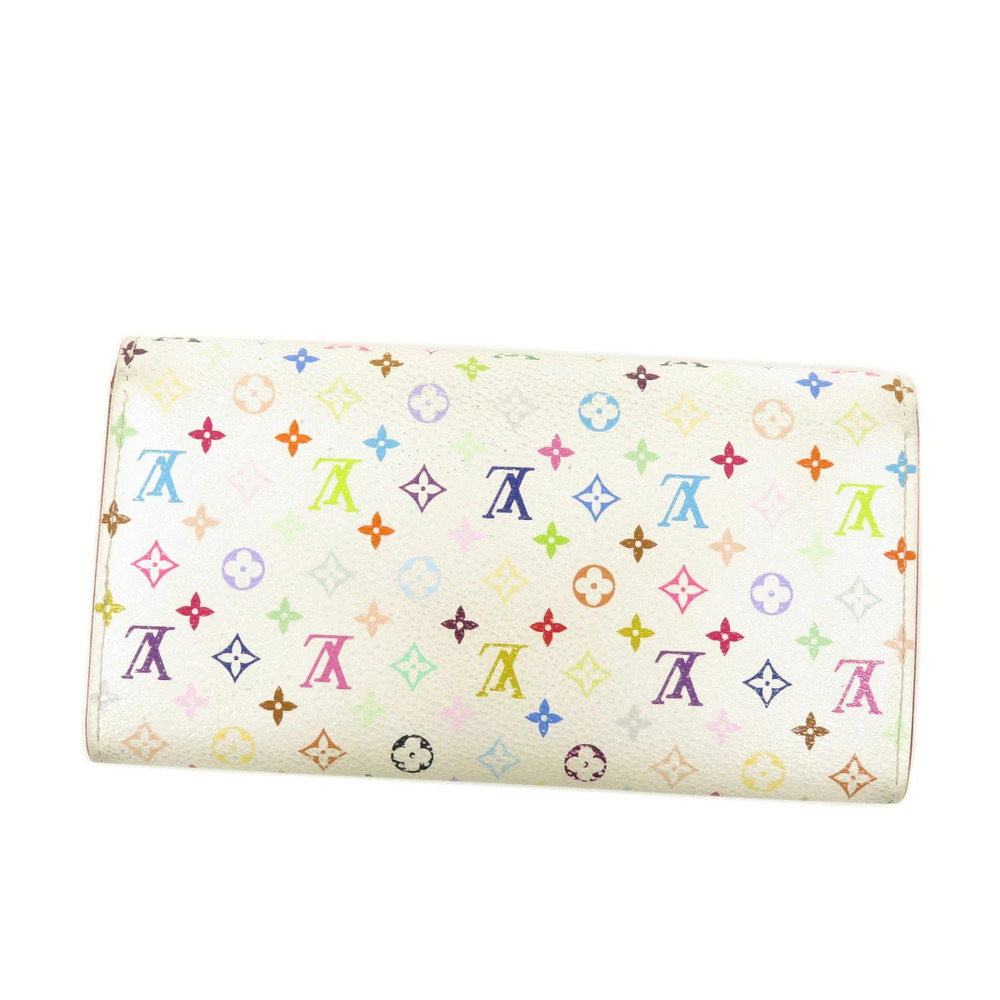 Louis Vuitton Wallet Canvas Long Monogram Sarah Multicolor Portefeuille Brown